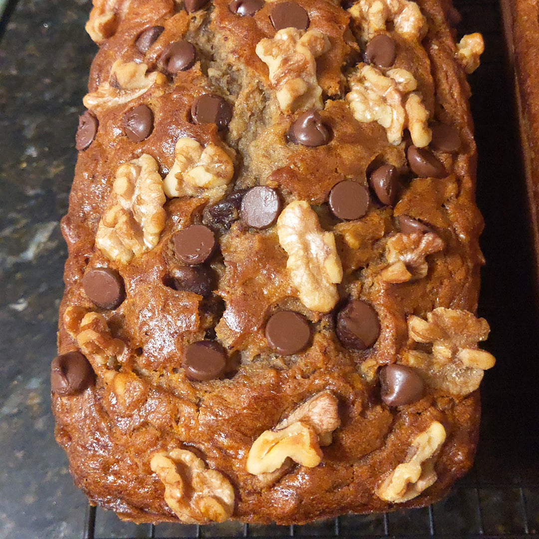 Chocolate chips and walnuts Banana Bread - Gluten Free